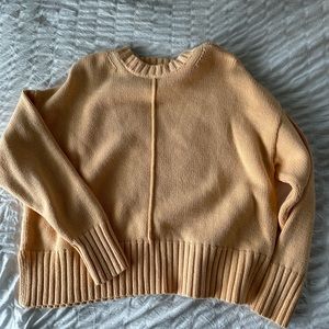 Orange Sweater - a new day